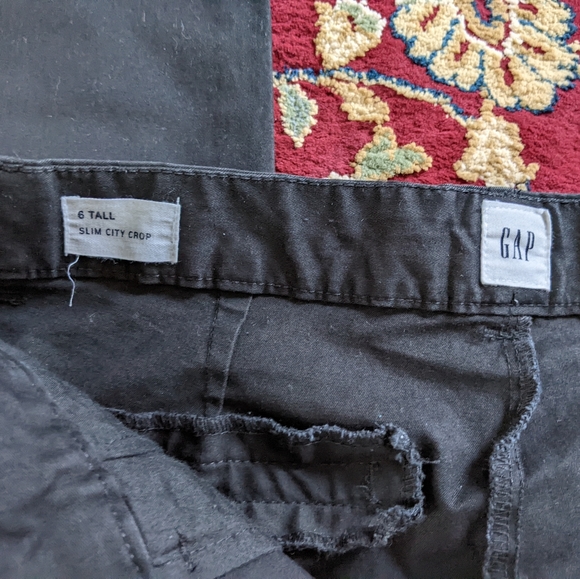 GAP Slim City Crop pant in black, 6T - Picture 2 of 7